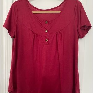 Cute “for Any where” top, NWT, size L